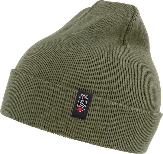 Beanie Unisex Strickmütze in Khaki Farbe