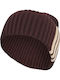 3-stripes Beanie Men's Knitted Beanie in Brown Colour