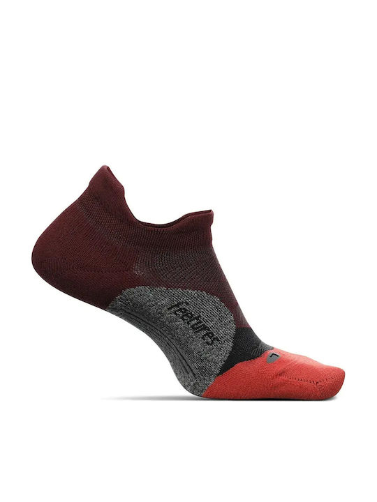 Feetures Elite Light Cushion Noshow Tab Спортни Кафяви Чорапи 1 Чифт