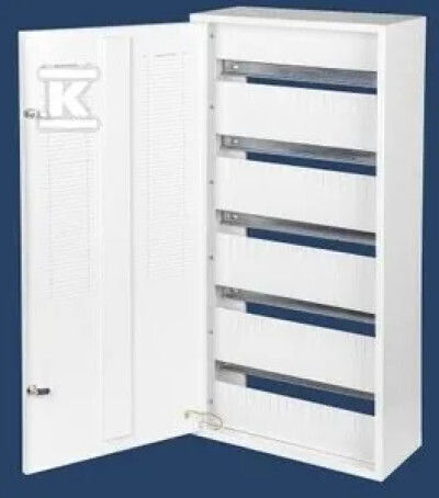 Karwasz Wall Mounted Electrical Fuse Box 5 Rows 20 Elements