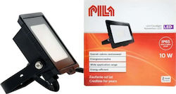 Pila Wasserfester LED Flutlichter 10W Warmes Weiß 3000K IP65