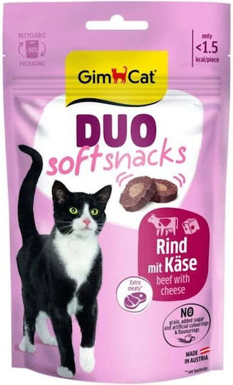 Gimborn Gimcat Duo Soft Katzenleckerlis & Snacks mit Kalb-Käse 50g