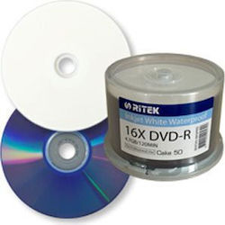 Traxdata Schreibbare DVD-R 16x 4,7GB Kuchenbox 50 Stück