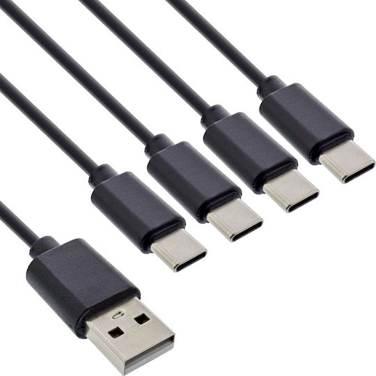 DeLock USB към Type-C Кабел Черен 2м
