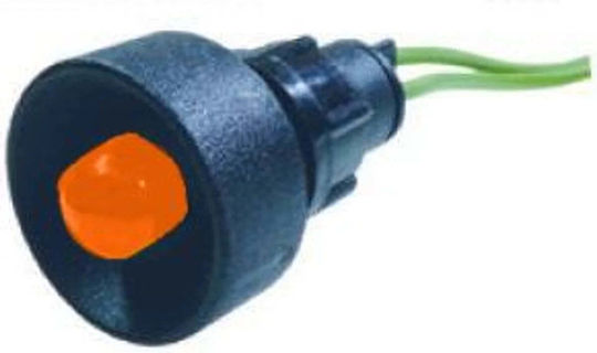 Simet LED Anzeigelampe 12V Orange 1 Stück 84410008