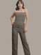 Damen Jumpsuit Khaki