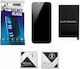 Grizzglass Privacy Secretglass Tempered Glass Screen Protector Compatible with Honor X5 Plus Black