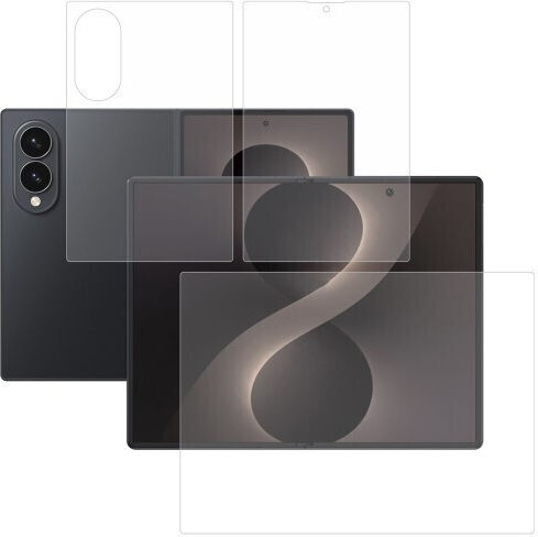 Hydrogel Film Protection Membrane Compatible with Samsung Galaxy Z Fold8 F971 Anticrash Inner and Outer Screen Protector Transparent