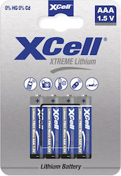 Xcell Литиеви батерии AAA 1.5V 4бр Xcell Литиеви батерии AAA 1.5V 4бр
