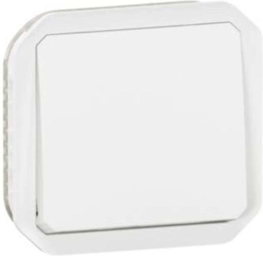 Legrand Plexo Waterproof Recessed Rotary Switch with Key with White Frame