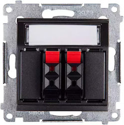 Kontakt-Simon Priză Speaker Gri Culoare Full Face DGL32.01/48