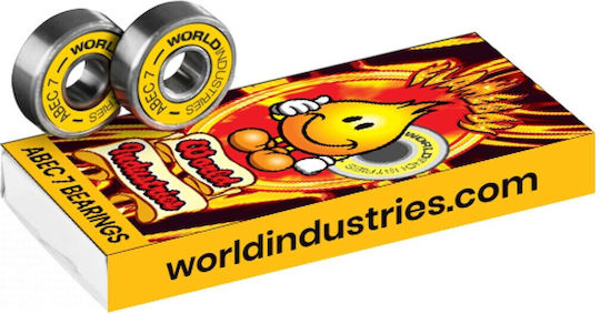World Industries Flameboy Rulmenți Cu Bile Abec 7 Roșii 47.130102000a10pk