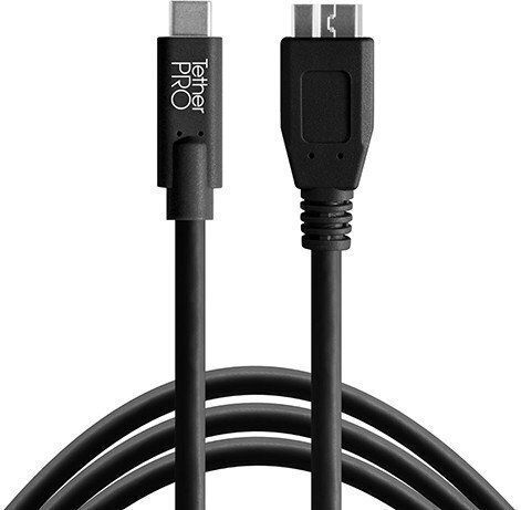Tether Tools Regular USB 2.0 to micro USB Cable Μαύρο 4.6m 1τμχ