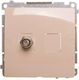 Kontakt-Simon TV-Antennensteckdose Grundlegend in Beige Farbe BMAF1.01/12