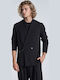 Winter Herrenanzugsjacke Schwarz