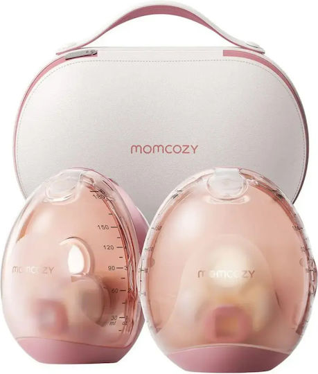 Momcozy Air 1 Ultra Slim Elektrisch Doppelter Milchpumpe Rosa
