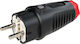 PCElectric Wasserdichtes Schuko Stecker mit Ring