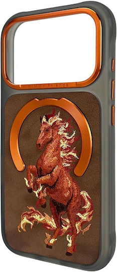 Nimmy Case Magnetic Fantasy Animal Horse Compatible Magsafe Iphone 18 Pro Max/17 Pro Max Orange