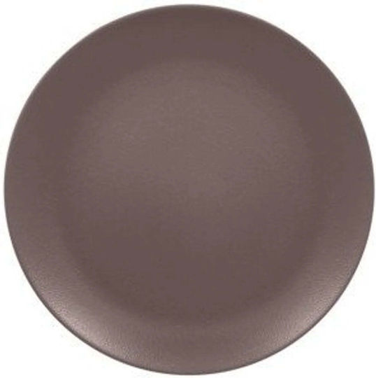Neofusion Placă Joasă Din Porțelan Maro Cu Diametru 15cm 24 Bucăți