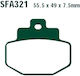 Мотоциклетни Накладки Fa321 Delta Brakes Dl150/db2086 Полу Метални