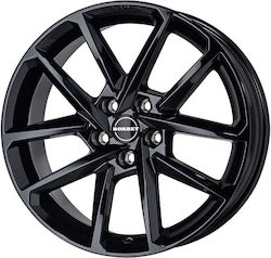 Borbet N 8.0x18 5x114.3 Offsetul Jantei 40 Negru