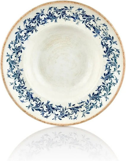 By Bone Kario Deep Porcelain Plate 6 Pieces