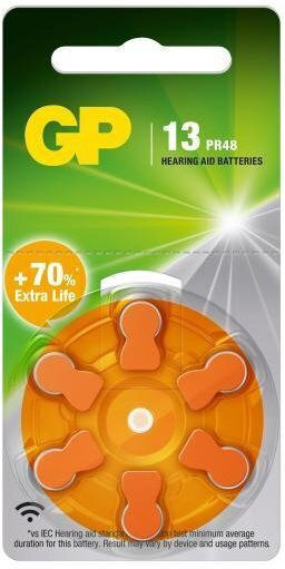 GP Batteries Hörgerätebatterien 13 1,45V 6 Stück