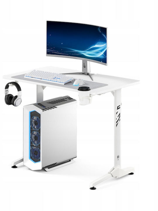 Gaming Desk X-mate Wooden White 100x60x75cm
