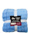 TnS Bubble Blanket Pique Single 150x200cm Light Blue