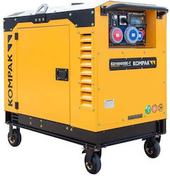 Kompak Generator Silențios pe Motorină cu Demaror Electric, Roți și Putere Maximă 16.3kVA Kompak Generator Silențios pe Motorină cu Demaror Electric, Roți și Putere Maximă 16.3kVA