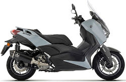 Arrow Auspuff Aluminium Dunkel Urban Carbon Endkappe Yamaha Xmax 300 25-26