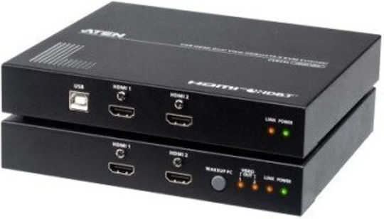 Aten Dual KVM & Data Switch with USB / HDMI / HDBaseT