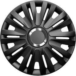 Auto Radkappen 15 Zoll Schwarze 4 Stück Auto Radkappen 15 Zoll Schwarze 4 Stück
