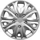 Set Auto Radkappen 15" Silber 4 Stück