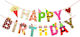 Happy Birthday Banner 100x200 Cm Flippy Included Thread Roll Candy Theme Multicolor