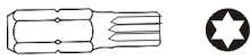 Jonnesway Κλειδί Torx T50 D130T50 Jonnesway Κλειδί Torx T50 D130T50