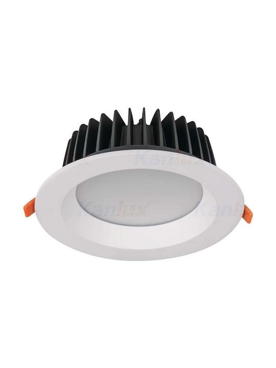 Kanlux Spot Încorporat Cu LED Încorporat Și Lumină Alb Natural Albă