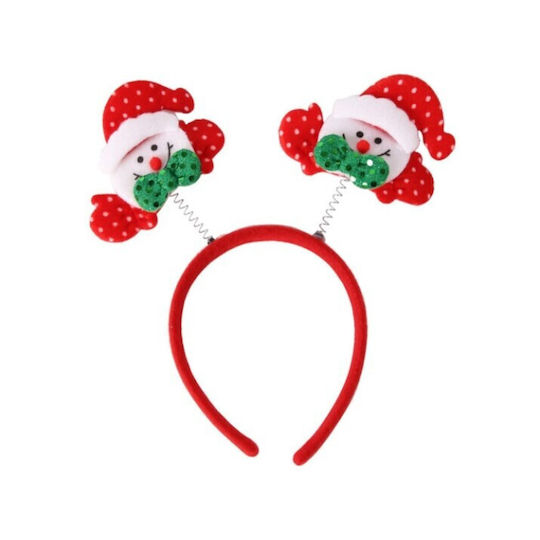 Coronă Decorativă Flippy Temă De Crăciun 12 X 25 Cm Model Oameni De Zăpadă Mărime Unică Roșu Alb