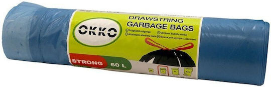 Okko Okko Müllsäcke Mit 60l Fassungsvermögen Str 10 Stück Blau