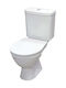 Toilet Seat with Bidet Plastic White