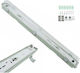 Ecolight Φωτιστικό Σωλήνα Led 1x60cm Πλήρες Μεταλλικό Σώμα Ανακλαστήρα