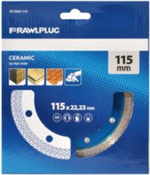 Rawlplug Δίσκος Κοπής Δομικών Υλικών 115mm Rawlplug Δίσκος Κοπής Δομικών Υλικών 115mm