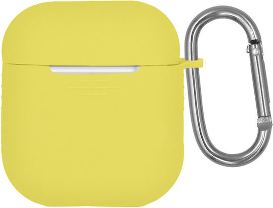 Θήκη Σιλικόνης Sonique Silicone Airpods 1/2 Κίτρινο