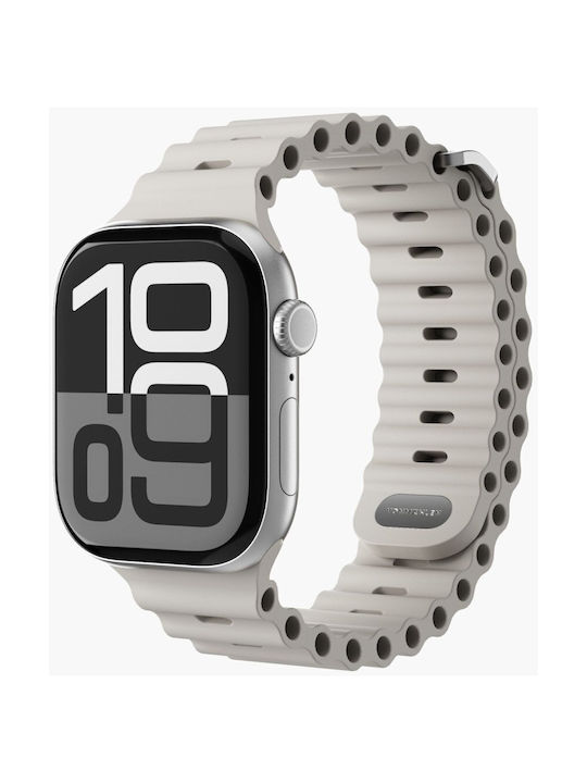 Vonmählen Wave Band 2 Apple Watch 38 40 41mm Einheitsgröße Beiges Tragbare Bänder