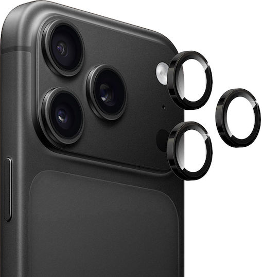 Camera Protection Ring Tempered Glass iPhone 18 Pro Black