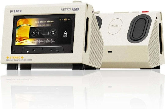 Fiio Retrobox Boxă Bluetooth 5W cu Durată a Bateriei de până la 2.5 ore Alb