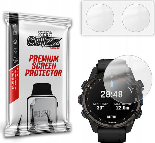 Grizzglass Ματ Μεμβράνη Paperscreen Garmin Descent Mk3i 51mm