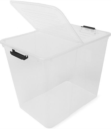 Plast Team Plastic Storage Box with Lid 65lt