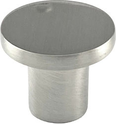 Gtv Spot Πόμολο Επίπλου από Ζάμακ & Μέταλλο Brushed Steel GZ-SPOT-1-06
