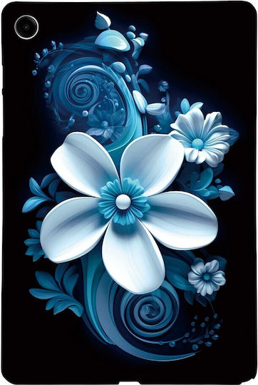 Silikon Hülle Schwarz Orchid Samsung Galaxy Tab A9+/Tab A11+